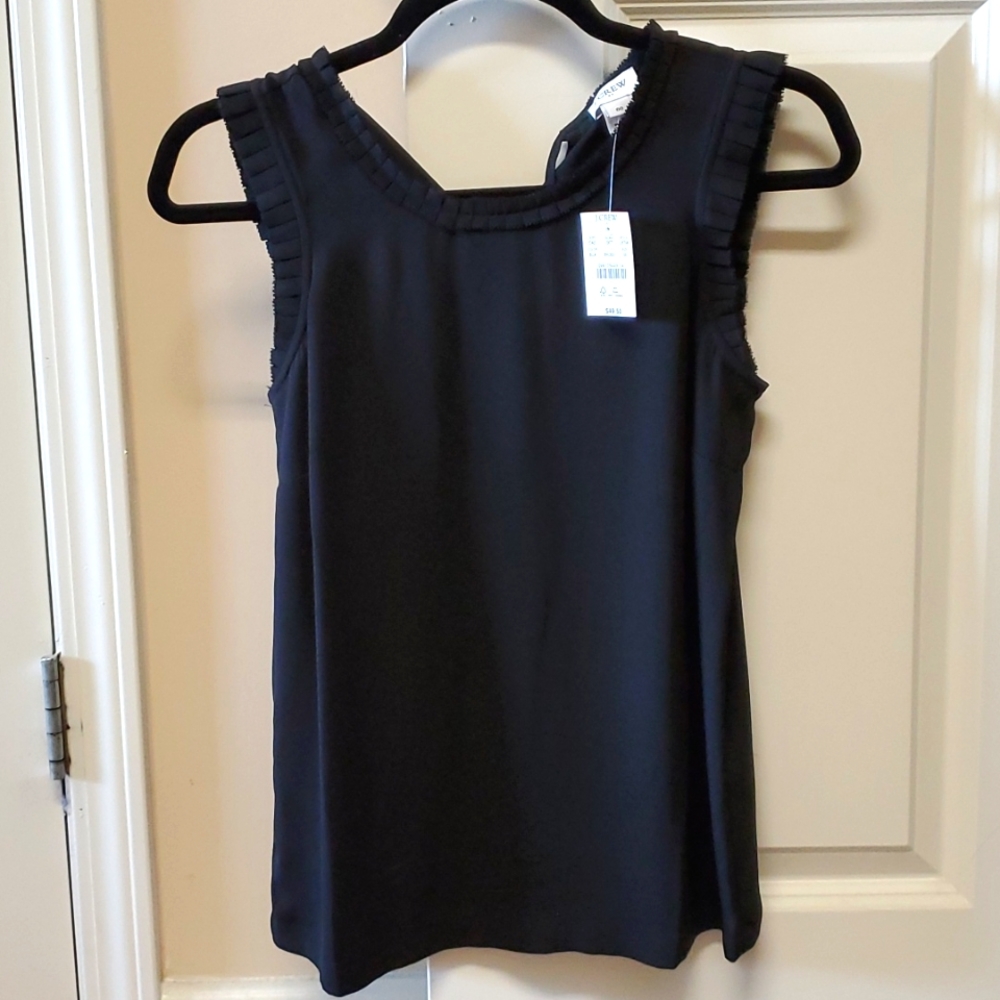 Black J Crew blouse, size 00, $20